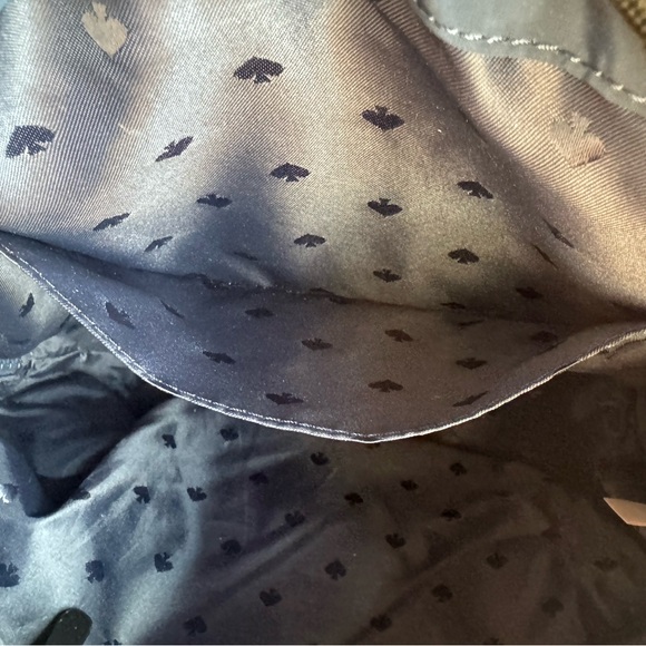 Kate Spade Large Navy Quilted Ellie Flap Backpack-EUC - Picture 10 of 15